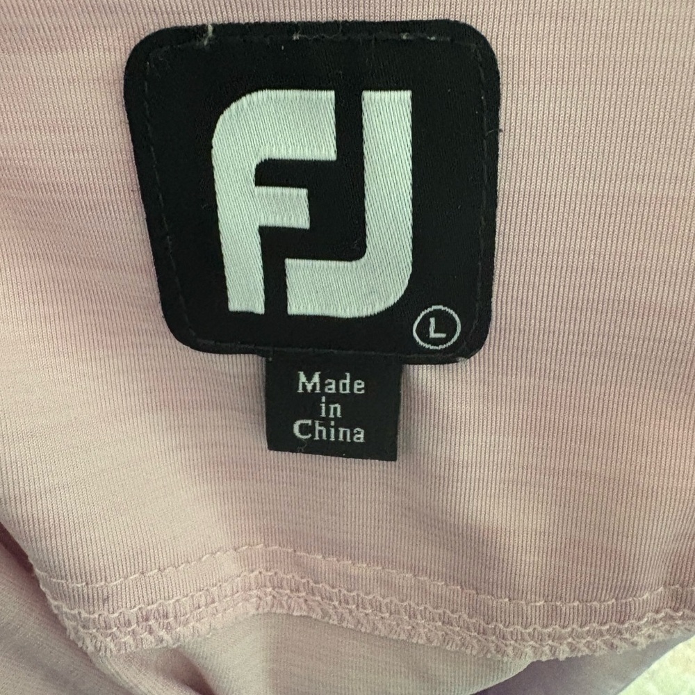 FootJoy Light Pink Polo Shirt - Picture 2 of 2